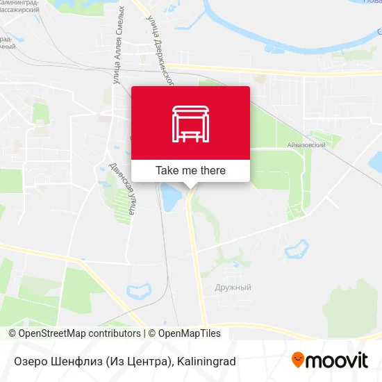 Озеро Шенфлиз (Из Центра) map