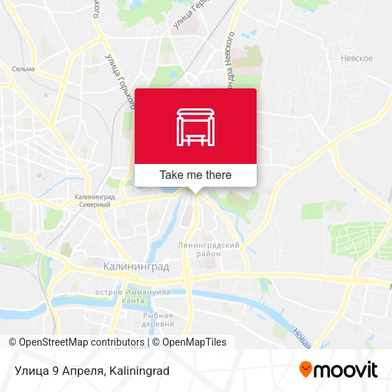 Улица 9 Апреля map