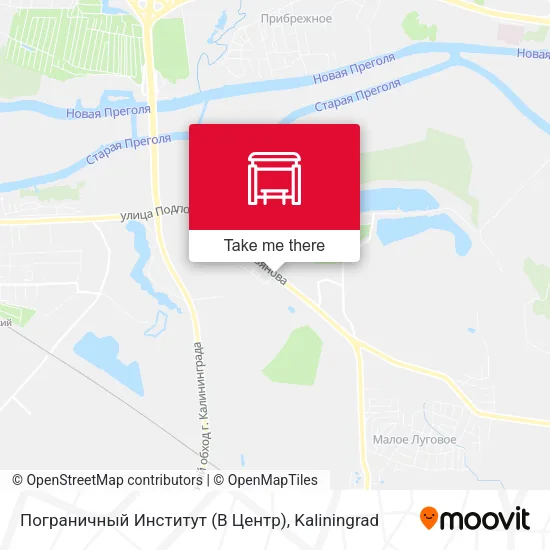 Пограничный Институт (В Центр) map