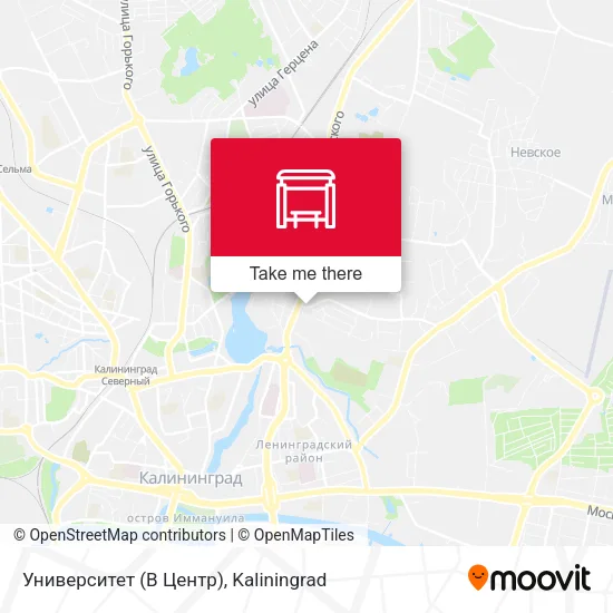 Университет (В Центр) map