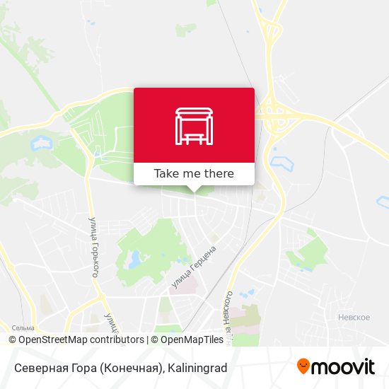 Северная Гора (Конечная) map