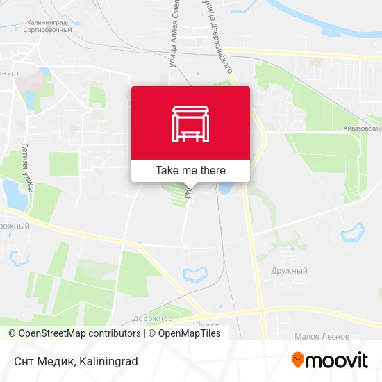 Снт Медик map