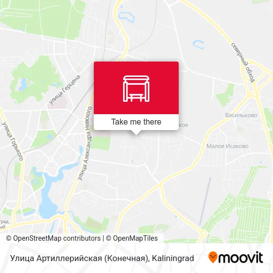 Улица Артиллерийская (Конечная) map