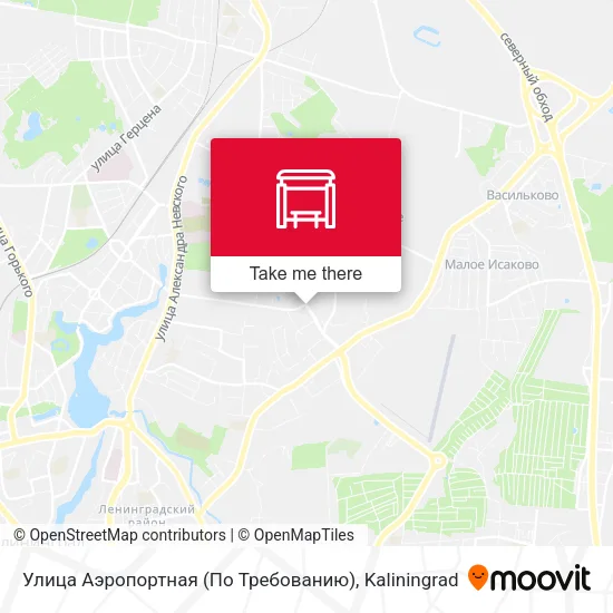 Улица Аэропортная (По Требованию) map