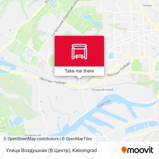 Улица Воздушная (В Центр) map