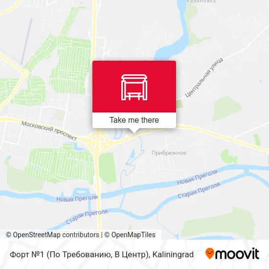 Форт №1 (По Требованию, В Центр) map