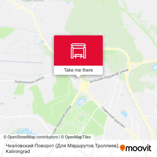 Чкаловский Поворот (Для Маршрутов Троллеев) map