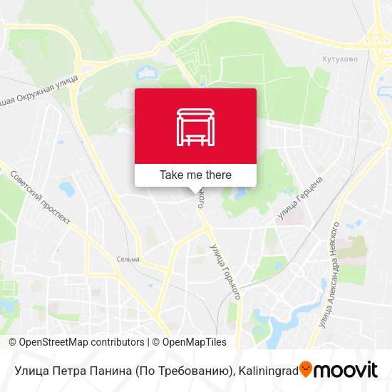 Улица Петра Панина (По Требованию) map
