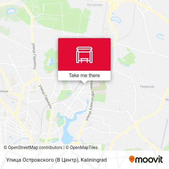 Улица Островского (В Центр) map