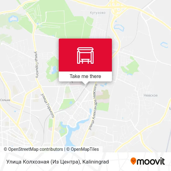 Улица Колхозная (Из Центра) map
