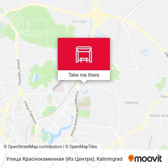 Улица Краснокаменная (Из Центра) map
