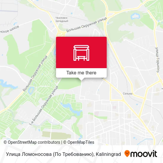 Улица Ломоносова (По Требованию) map