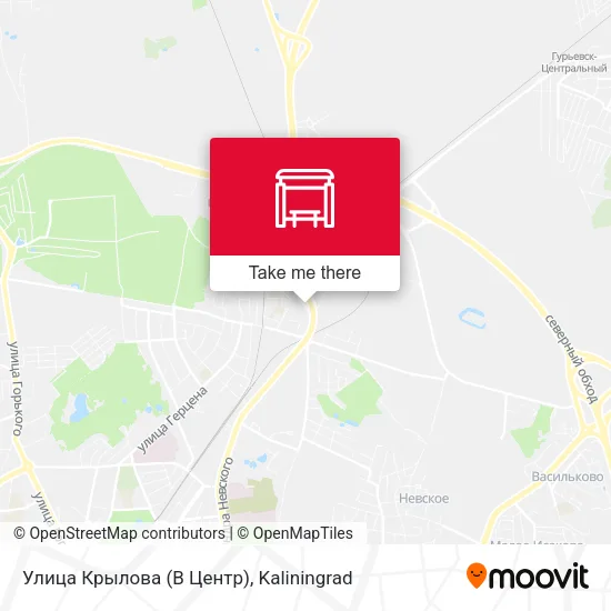 Улица Крылова (В Центр) map