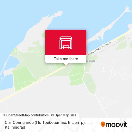 Снт Солнечное (По Требованию, В Центр) map