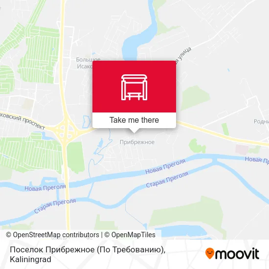 Поселок Прибрежное (По Требованию) map