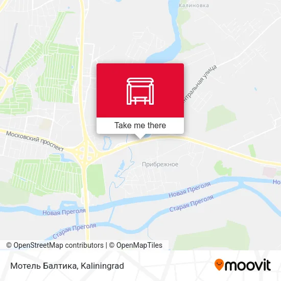 Мотель Балтика map