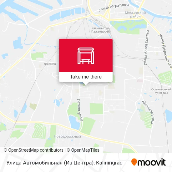 Улица Автомобильная (Из Центра) map