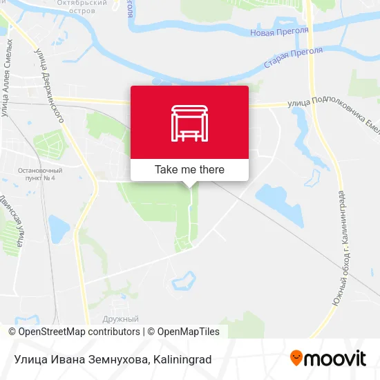 Улица Ивана Земнухова map