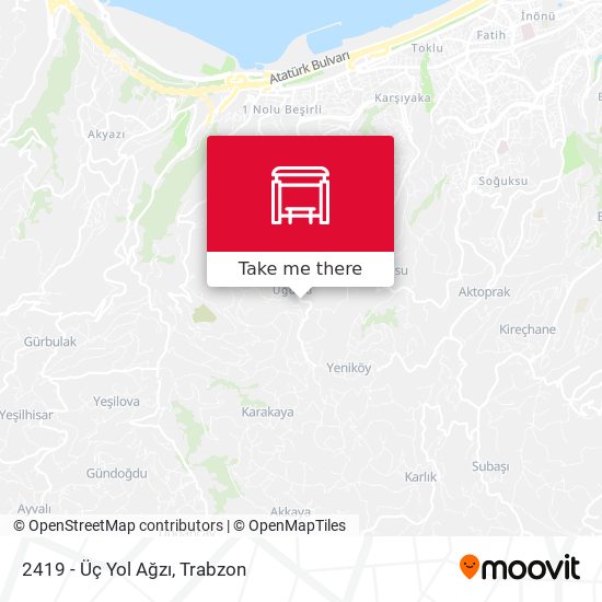 2419 - Üç Yol Ağzı map