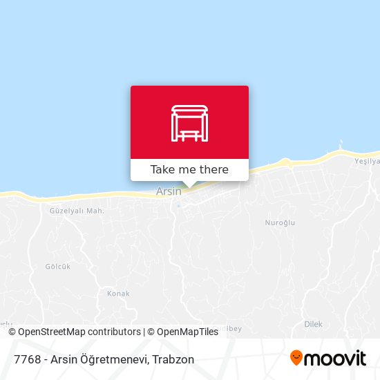 7768 - Arsin Öğretmenevi map