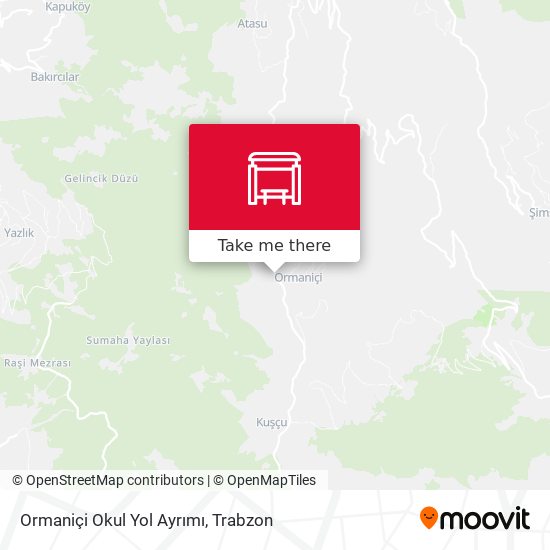 Ormaniçi Okul Yol Ayrımı map