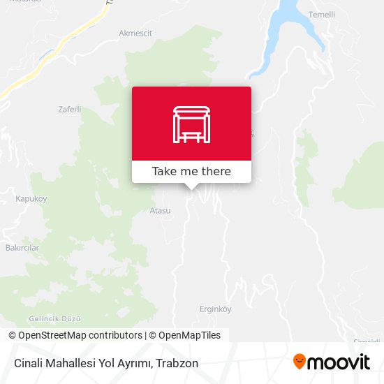 Cinali Mahallesi Yol Ayrımı map