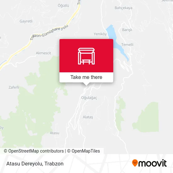 Atasu Dereyolu map