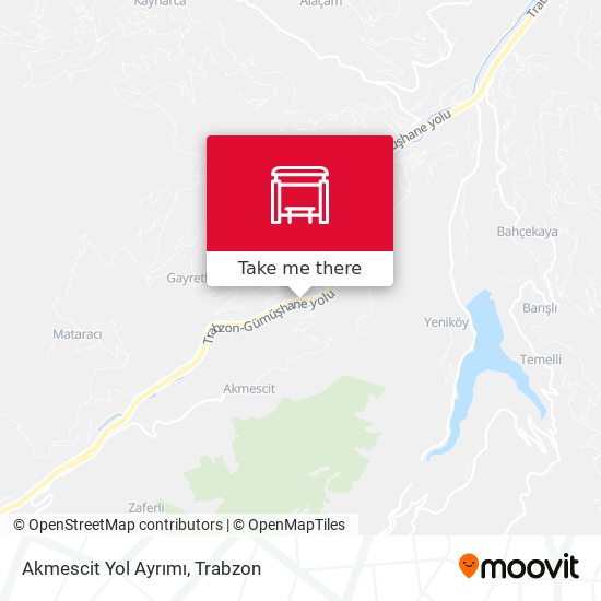 Akmescit Yol Ayrımı map