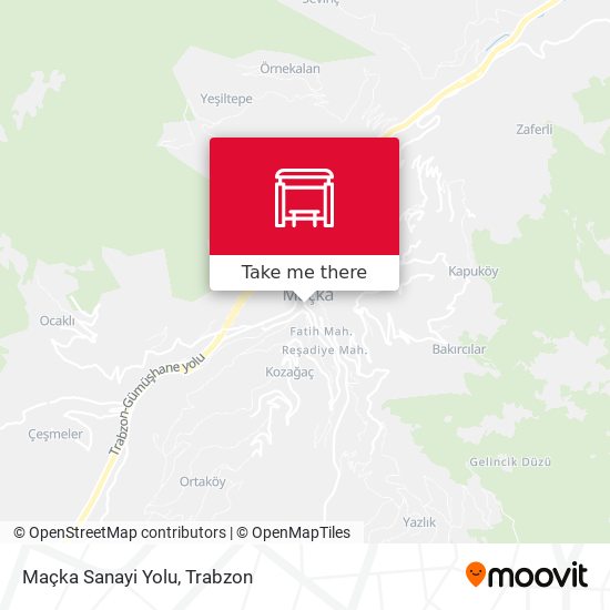 Maçka Sanayi Yolu map