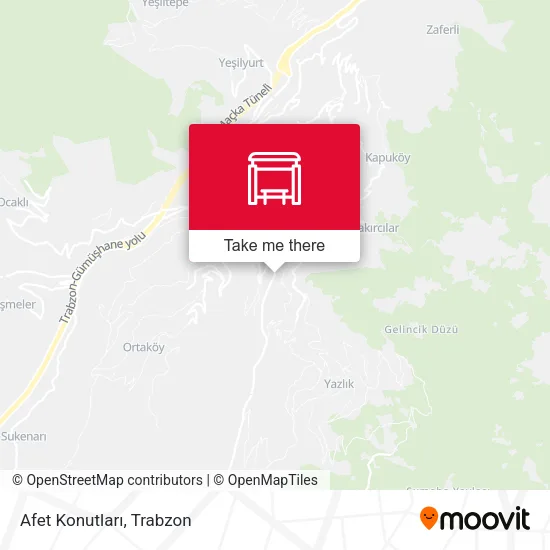 Afet Konutları map