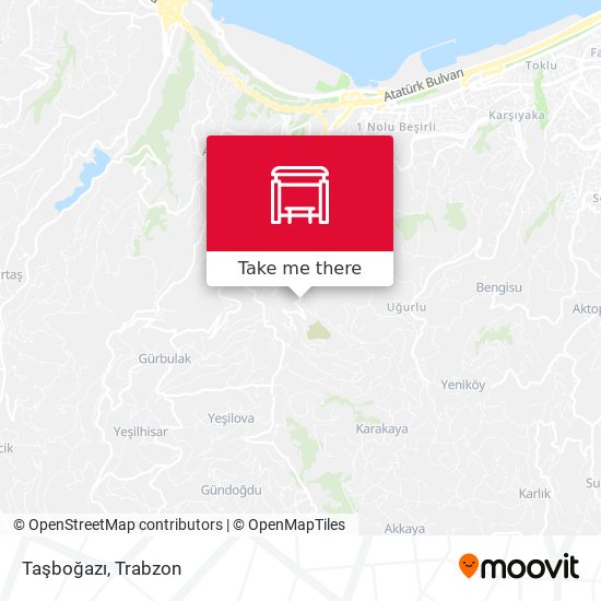 Taşboğazı map