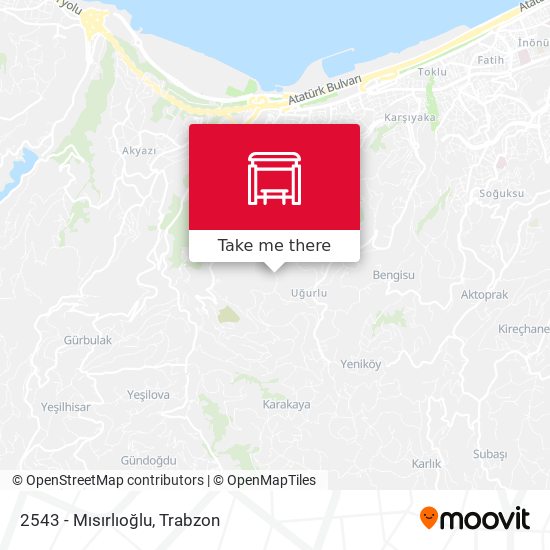 2543 - Mısırlıoğlu map