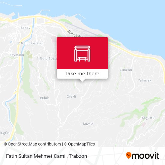 Fatih Sultan Mehmet Camii map