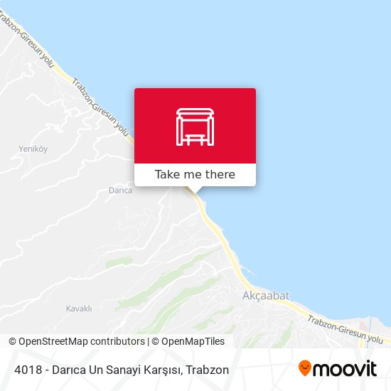 4018 - Darıca Un Sanayi Karşısı map
