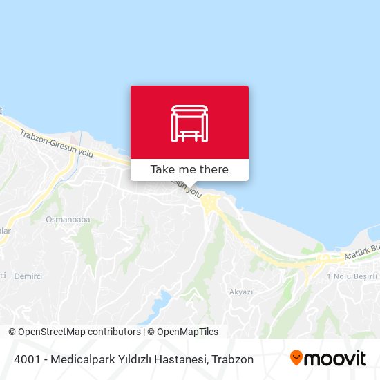 4001 - Medicalpark Yıldızlı Hastanesi map