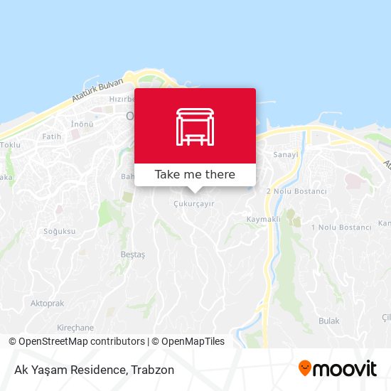 Ak Yaşam Residence map