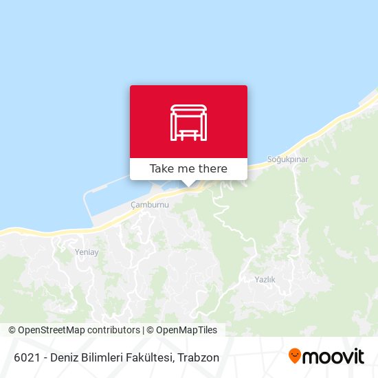 6021 - Deniz Bilimleri Fakültesi map