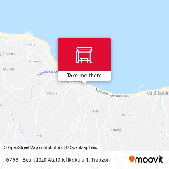 6753 - Beşikdüzü Atatürk İlkokulu-1 map
