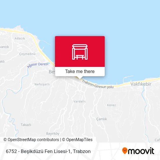 6752 - Beşikdüzü Fen Lisesi-1 map