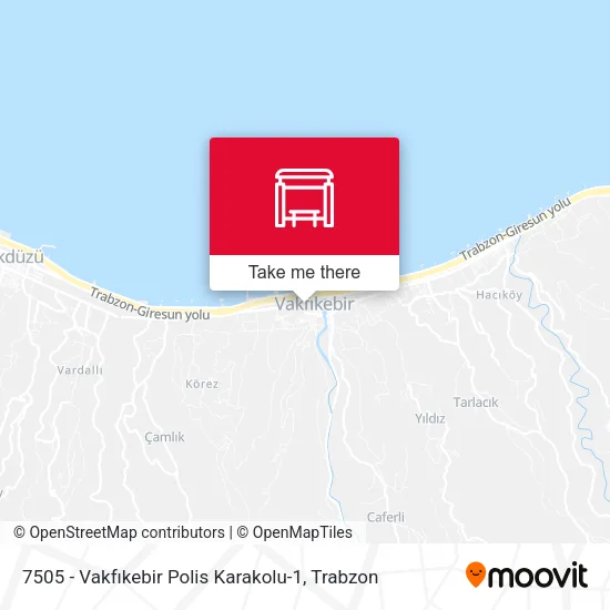 7505 - Vakfıkebir Polis Karakolu-1 map