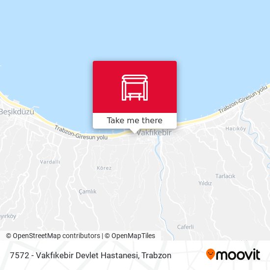 7572 - Vakfıkebir Devlet Hastanesi map