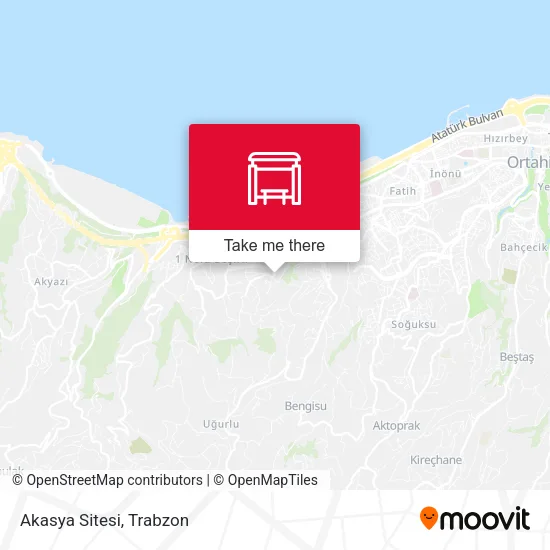 Akasya Sitesi map