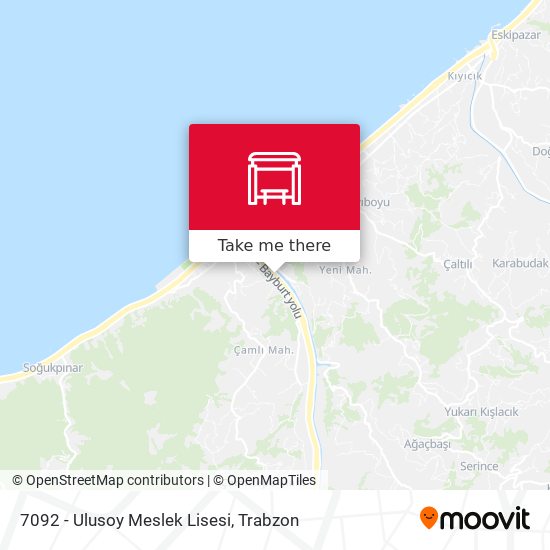 7092 - Ulusoy Meslek Lisesi map