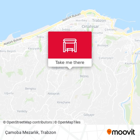 Çamoba Mezarlık map