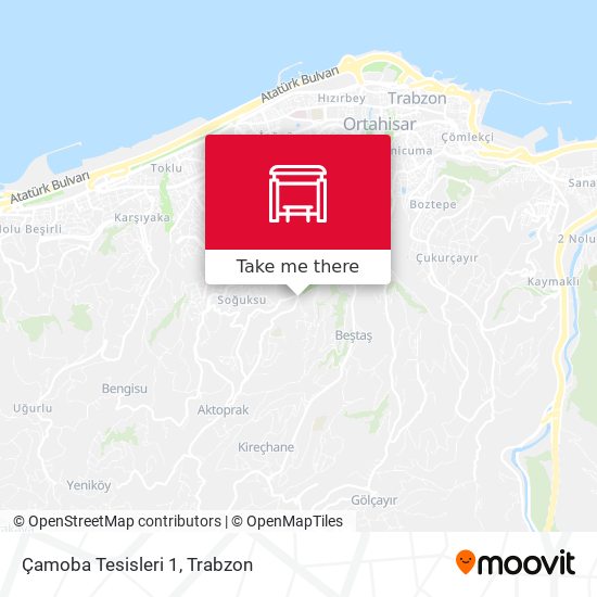 Çamoba Tesisleri 1 map