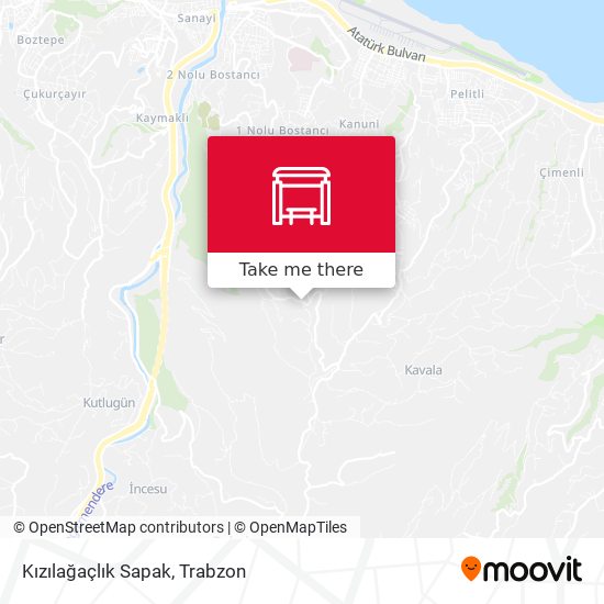 Kızılağaçlık Sapak map
