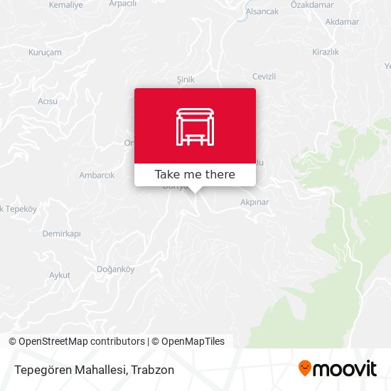 Tepegören Mahallesi map