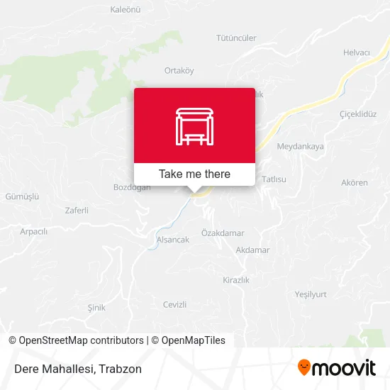 Dere Mahallesi map