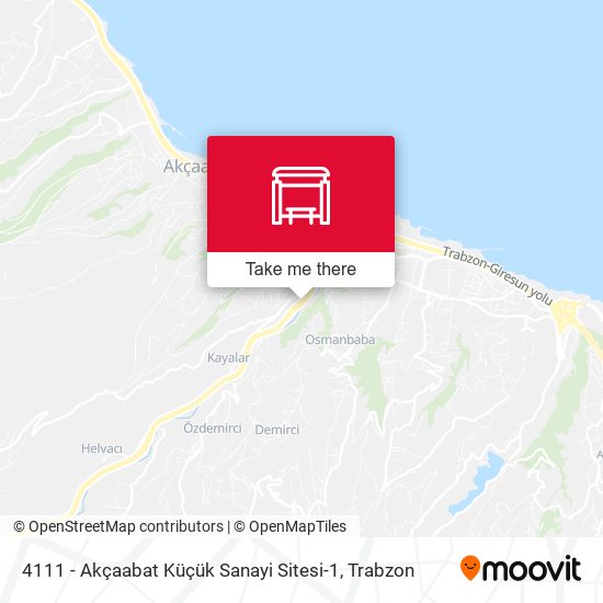 4111 - Akçaabat Küçük Sanayi Sitesi-1 map