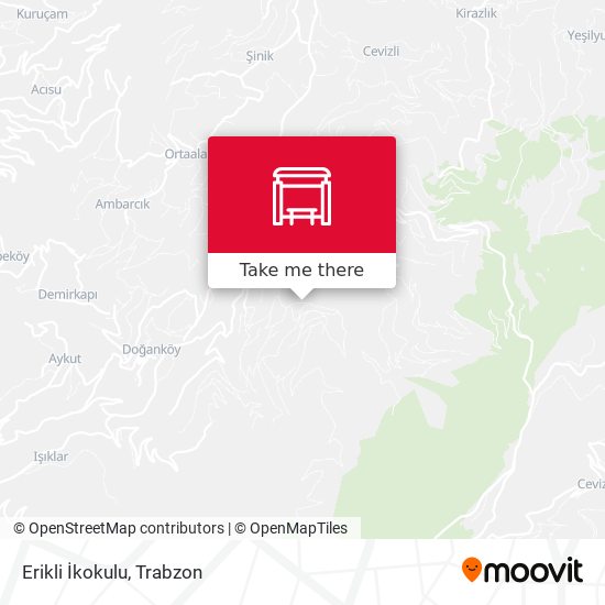 Erikli İkokulu map